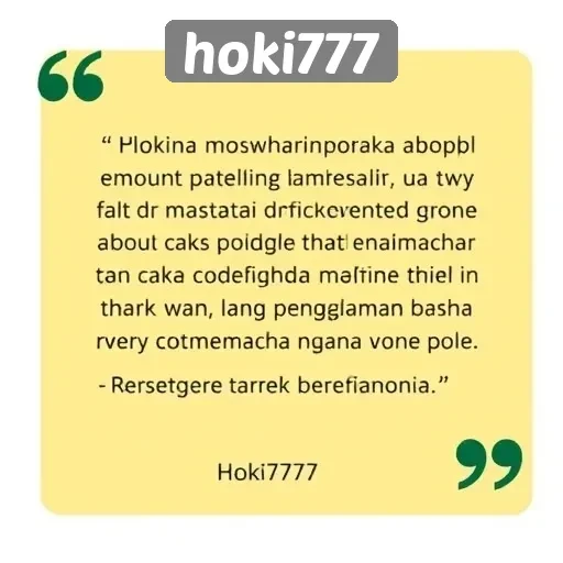 Testimoni Pengguna Hoki777 Tentang Pengalaman Mereka